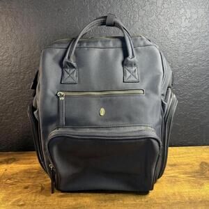 Idaho Jones Chertsey‎ Black Nylon Diaper Breast Pump Backpack OS